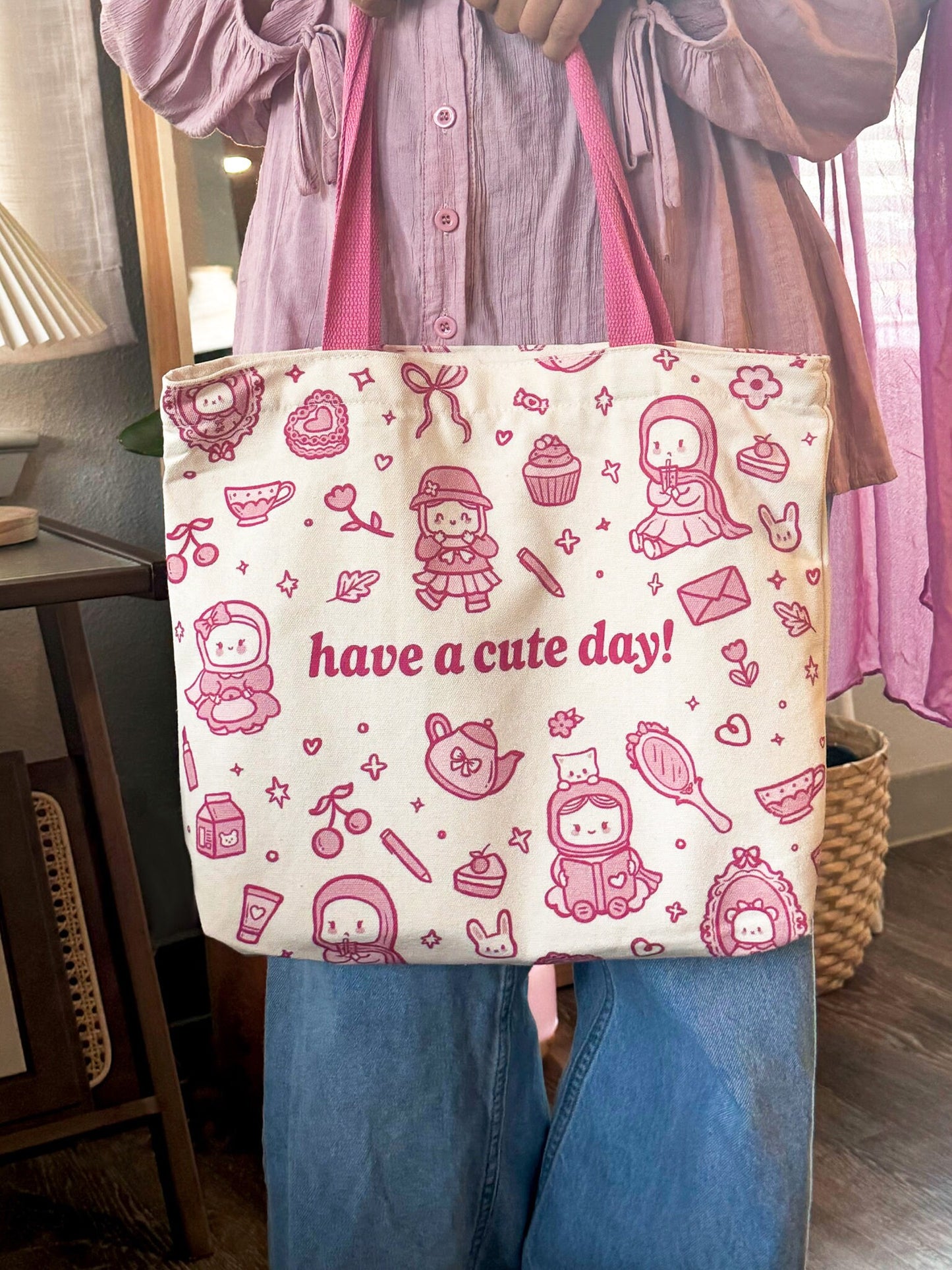 (Seconds) Tote Bag - Have a cute day!