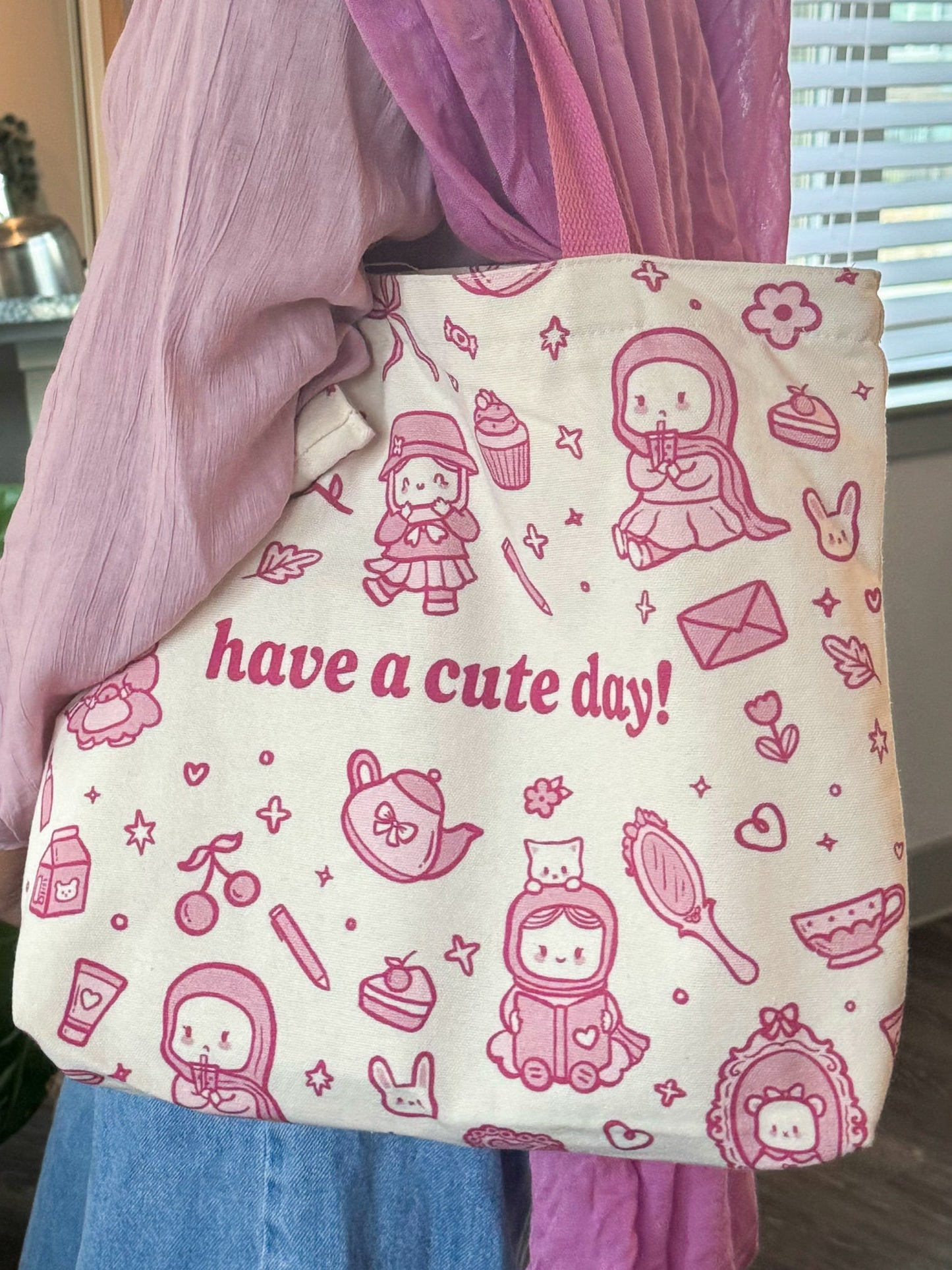 (Seconds) Tote Bag - Have a cute day!