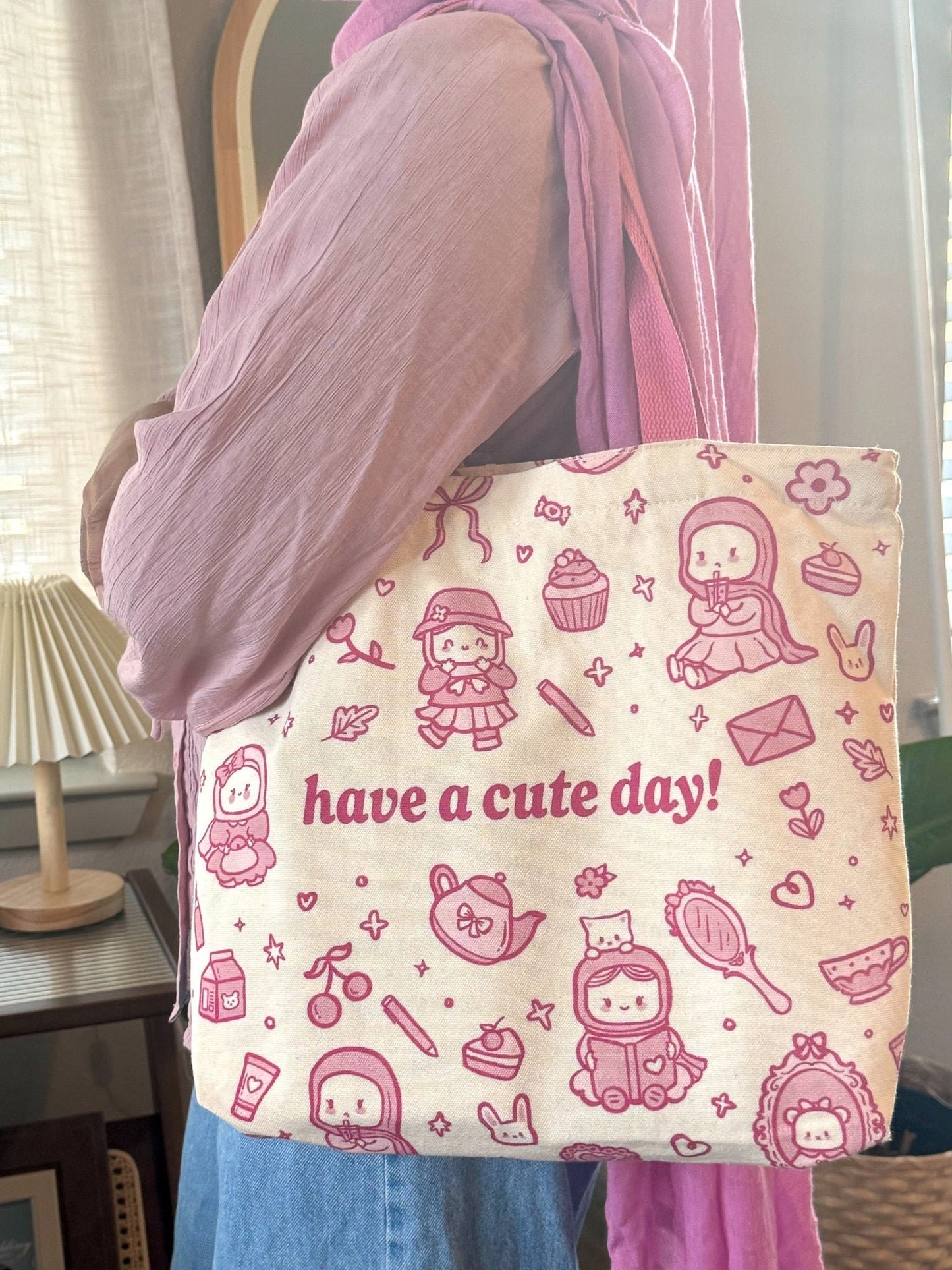 (Seconds) Tote Bag - Have a cute day!
