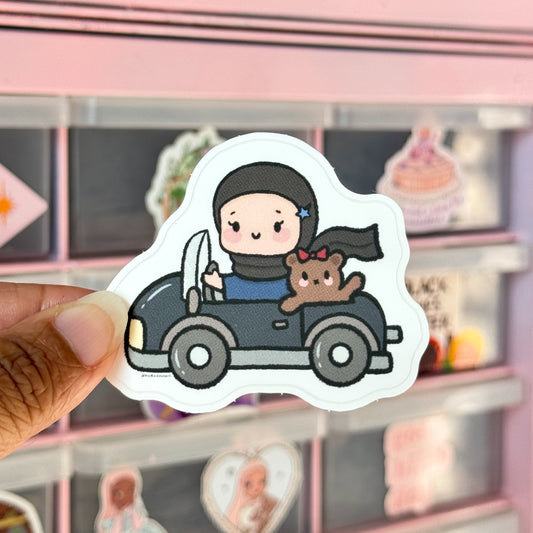 Sticker - Emo Hijabi on the Road