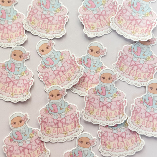 Sticker - Strawberry Cake Hijabi