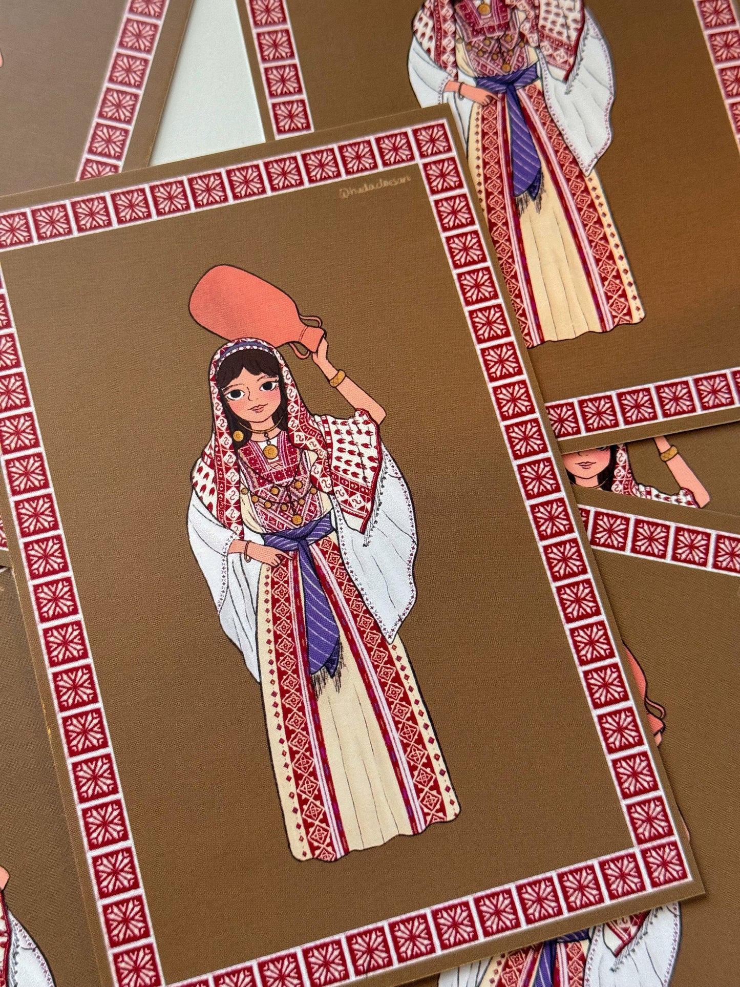 Print - Palestinian Woman - 100% of profits go to Palestine