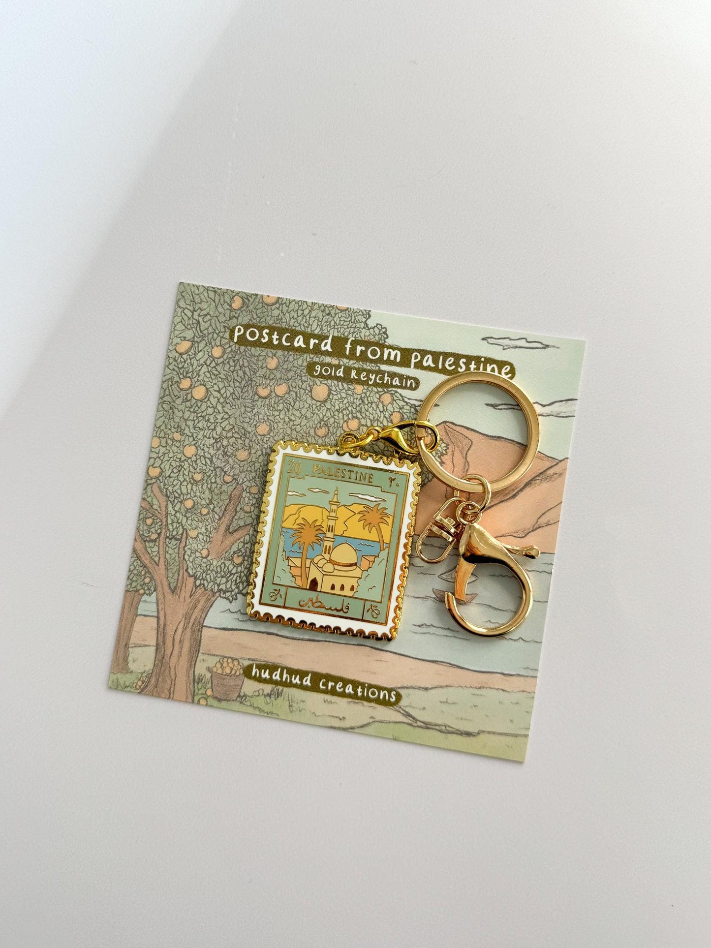 Keychain - Postcard from Palestine