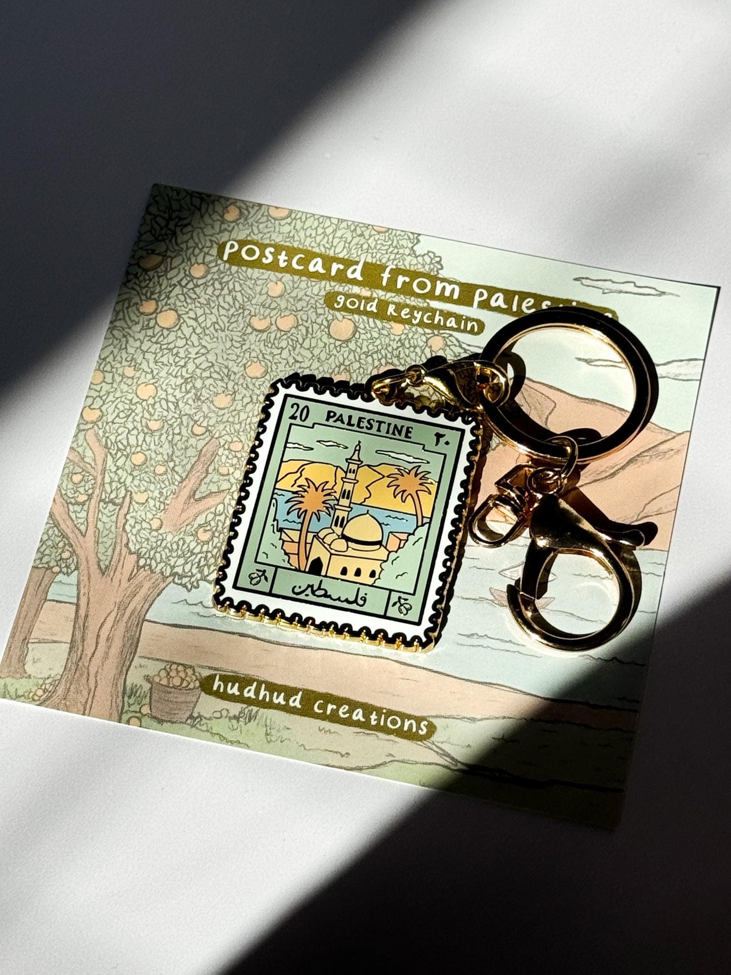 Keychain - Postcard from Palestine
