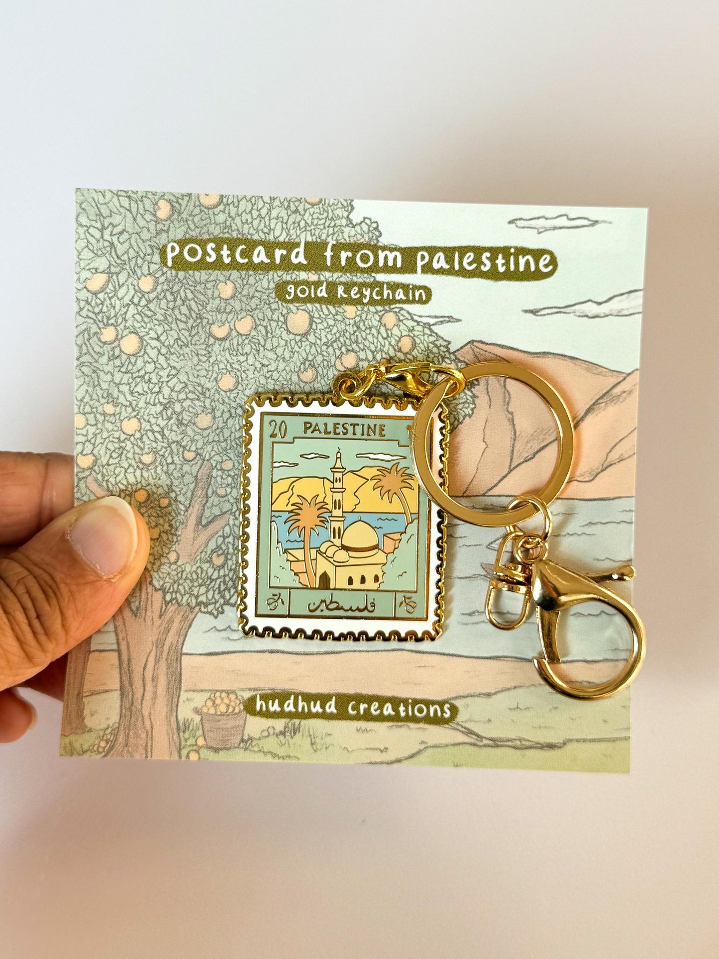 Keychain - Postcard from Palestine