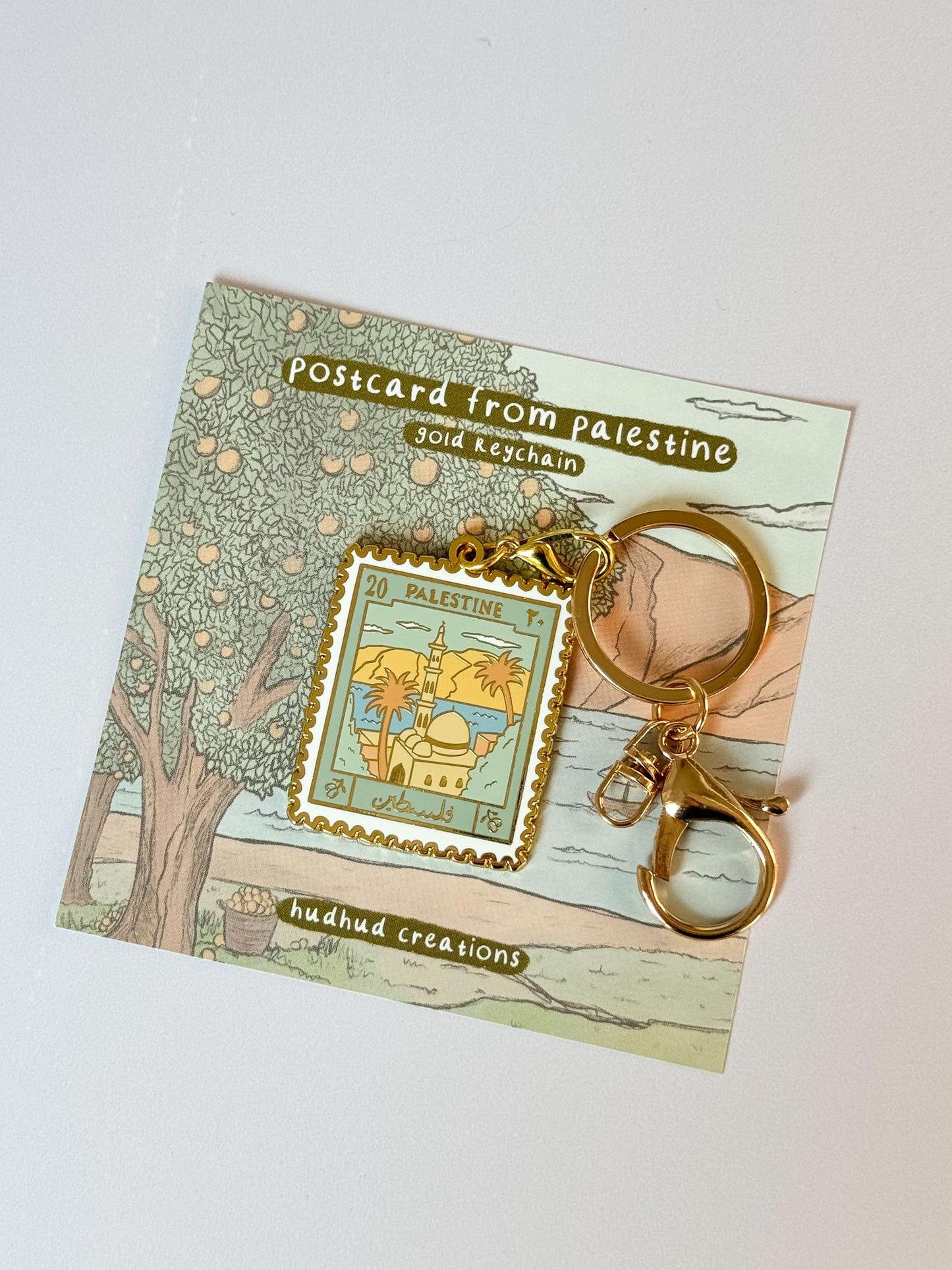 Keychain - Postcard from Palestine