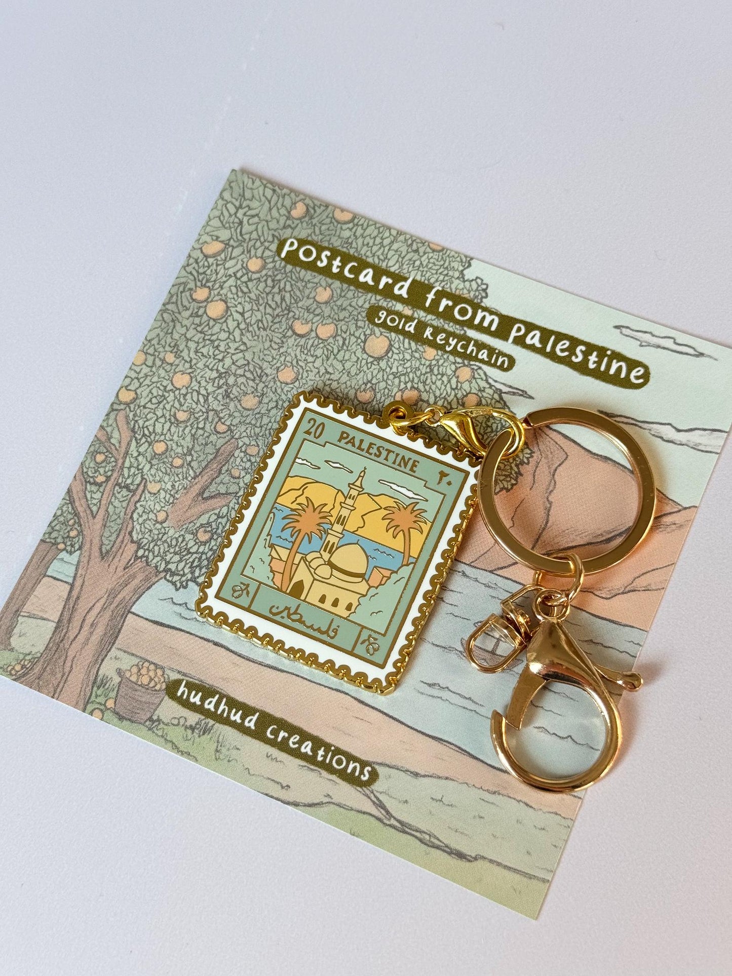 Keychain - Postcard from Palestine