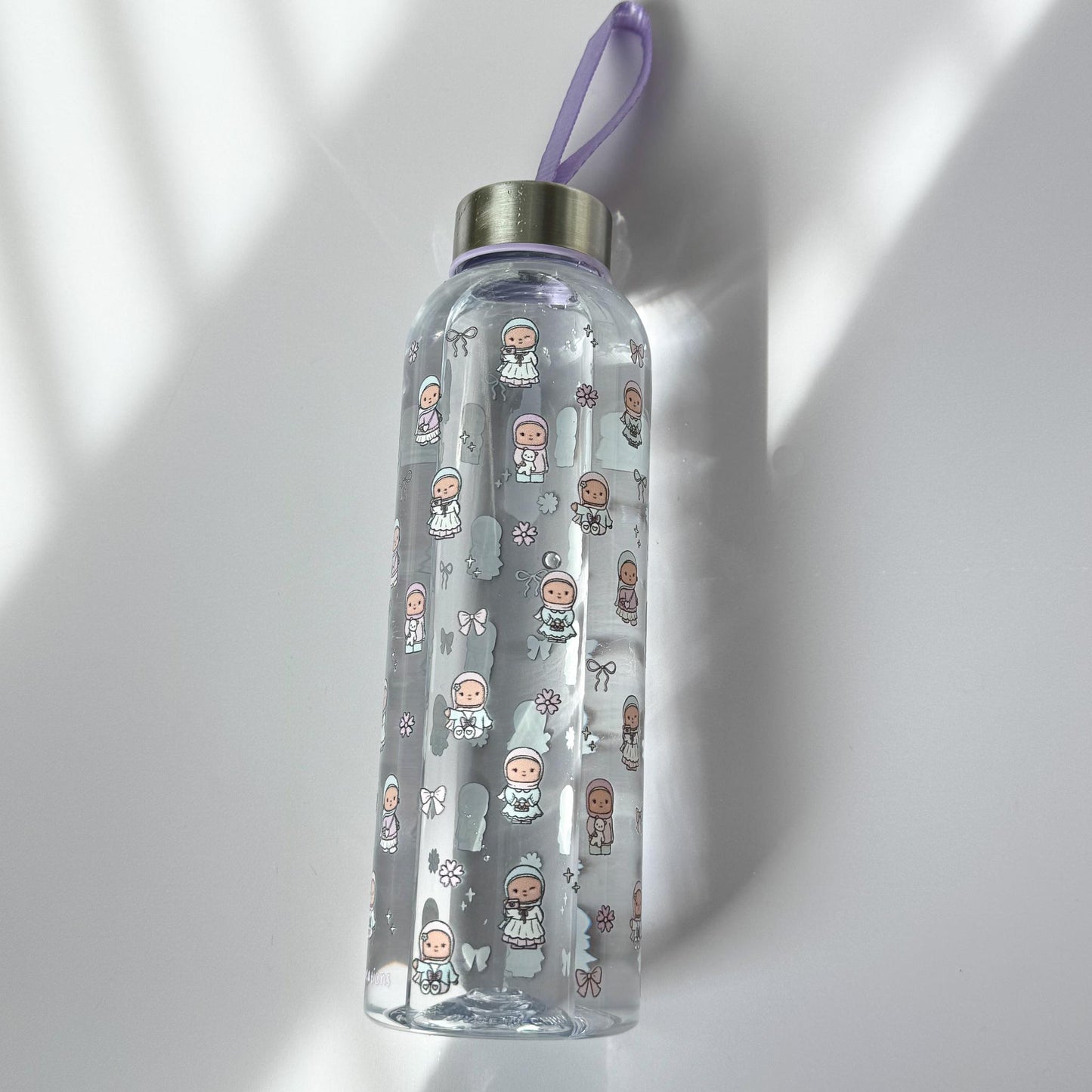 Water Bottle - Coquette Pocket Hijabis Plastic Water Bottle