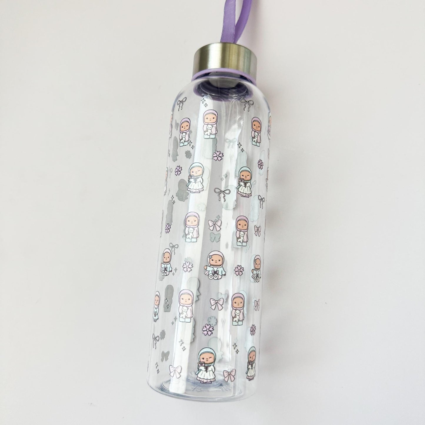 Water Bottle - Coquette Pocket Hijabis Plastic Water Bottle