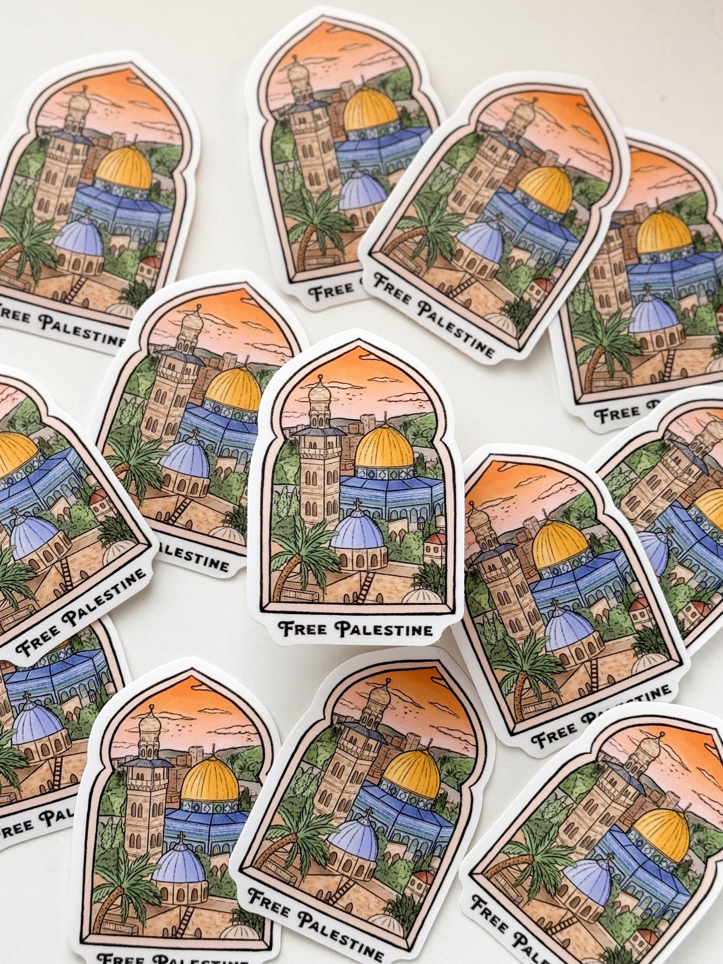 Sticker - Holy Land - 100% of profits go to Palestine