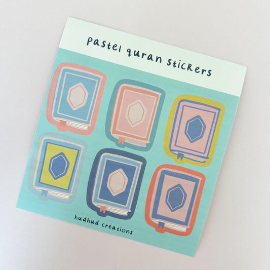 Sticker Sheet - Pastel Quran Stickers Set