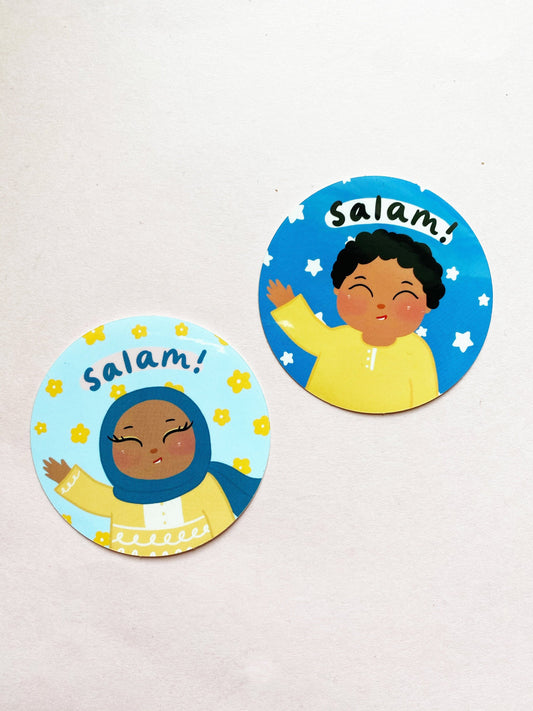 Sticker - Boy/Girl Salam Sticker