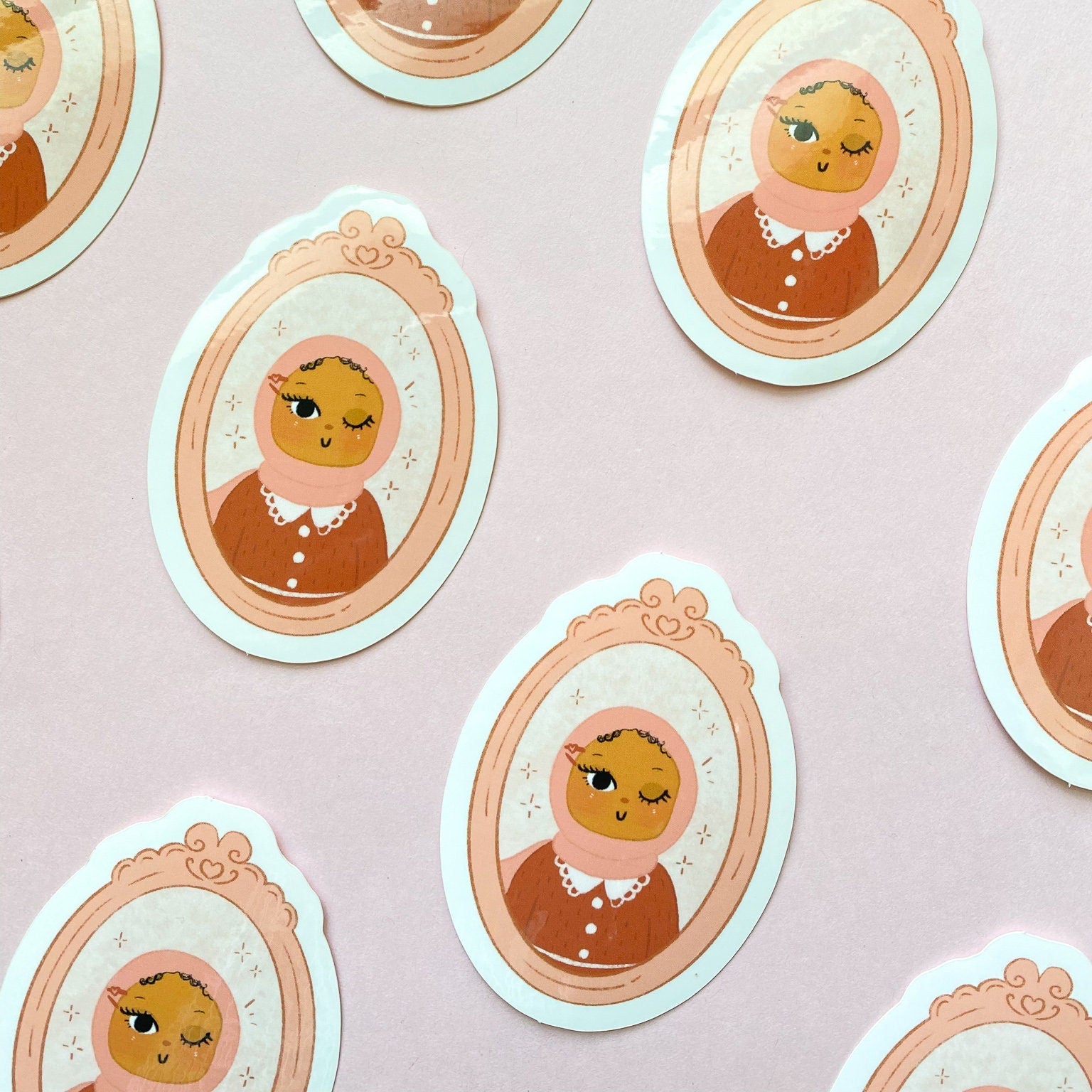 Sticker - Hijabi in the Mirror