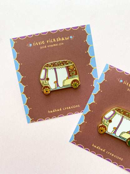 Enamel Pin - Little Rickshaw