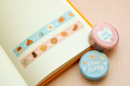 Washi Tape - Chai Party, Cute Desi & Arab Treats Washi Tape