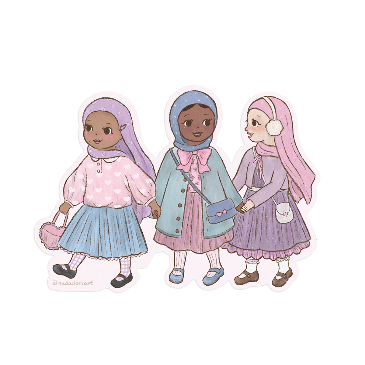 Sticker - Tiny Snowangels