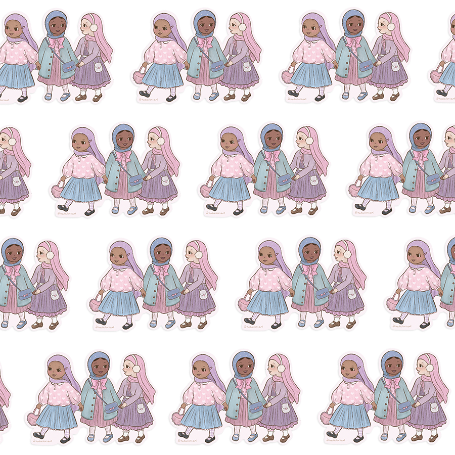 Sticker - Tiny Snow Angels
