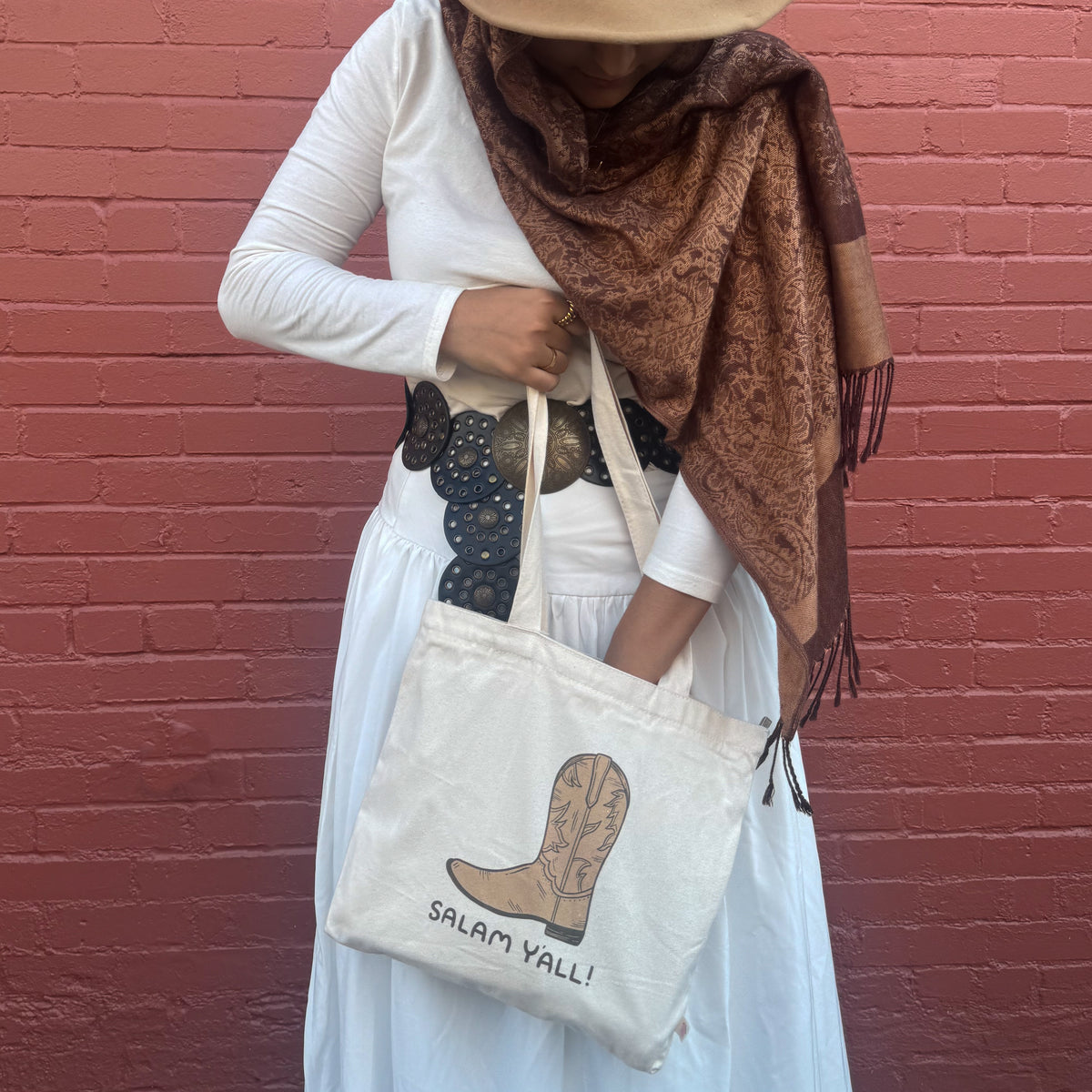 Tote Bag - Salam Y'all! (Brown)