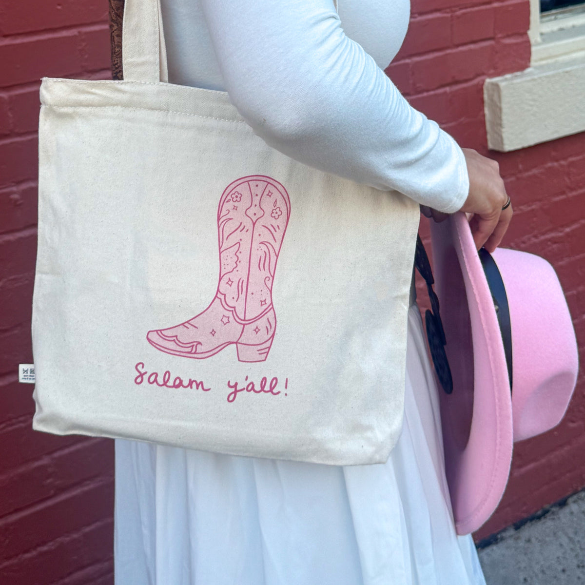 Tote Bag - Salam Y'all! (Pink)