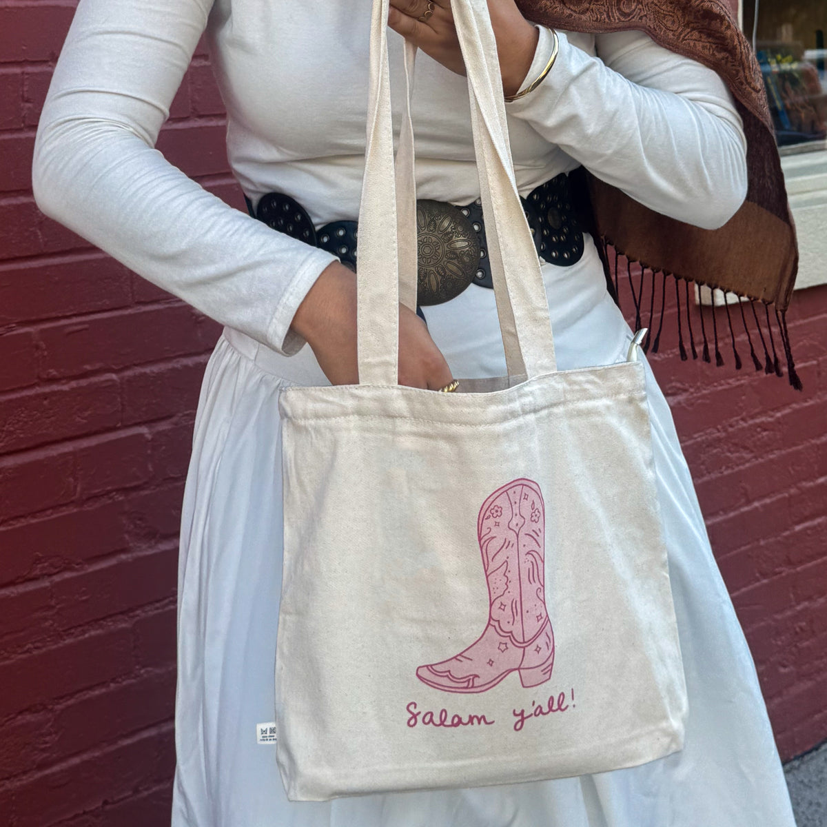 Tote Bag - Salam Y'all! (Pink)