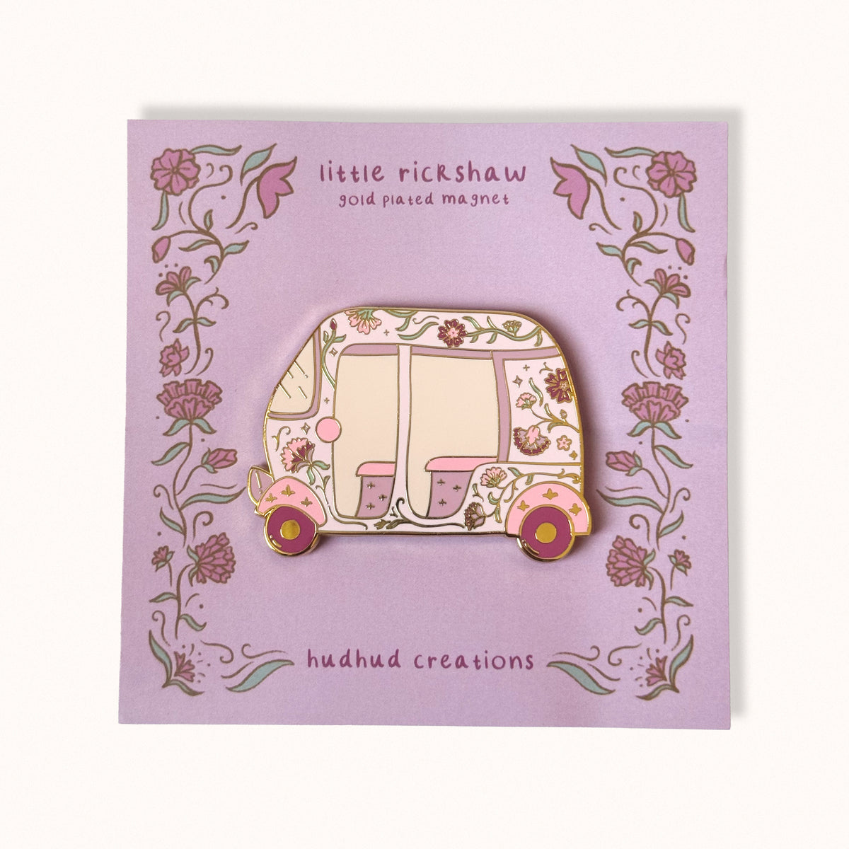 Magnet - Little Rickshaw (Pink)