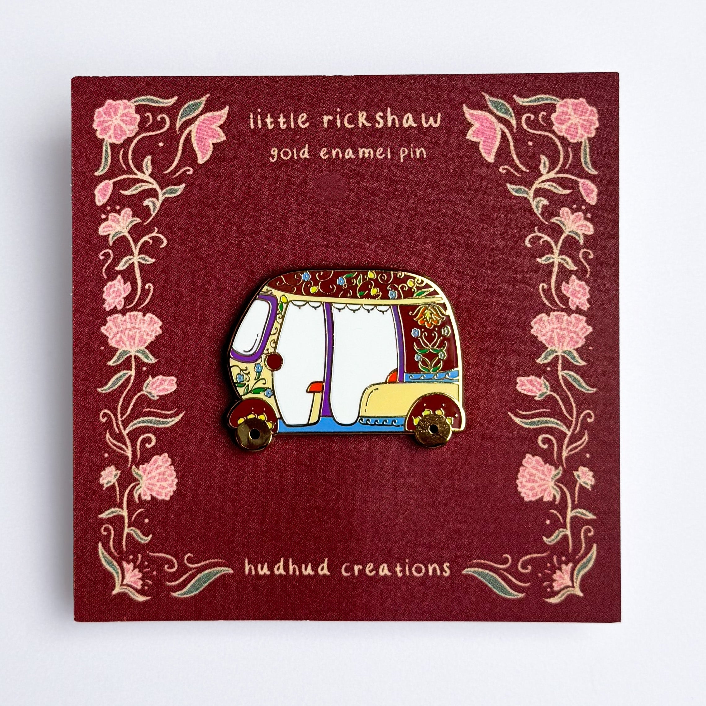 Enamel Pin - Little Rickshaw