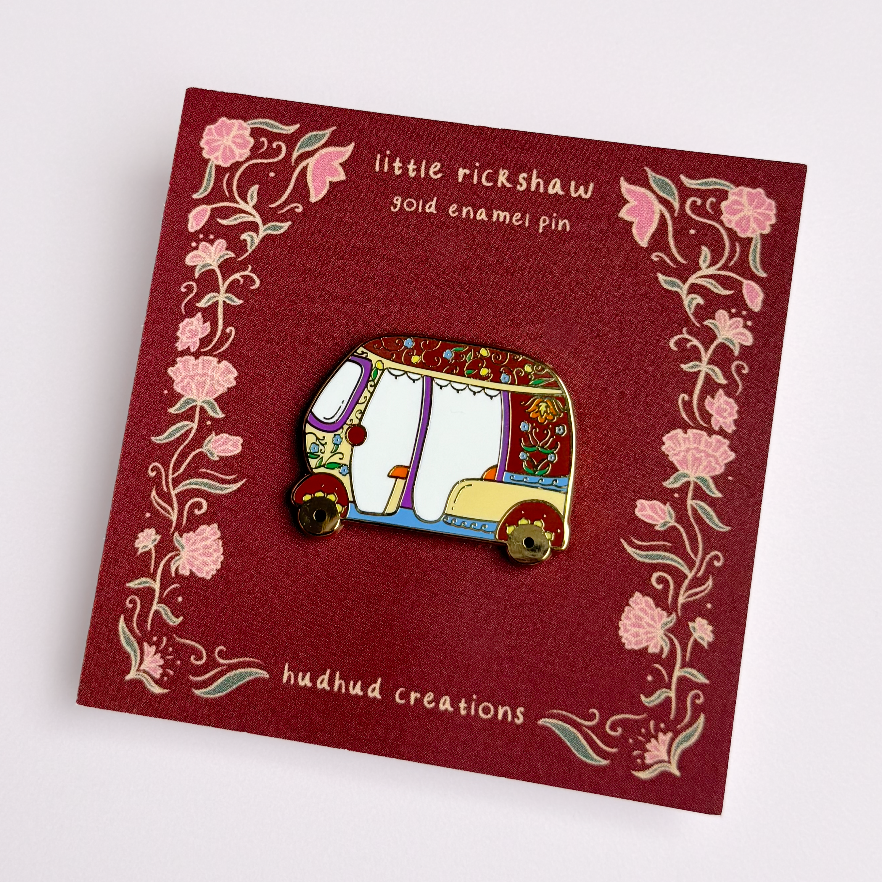 Enamel Pin - Little Rickshaw