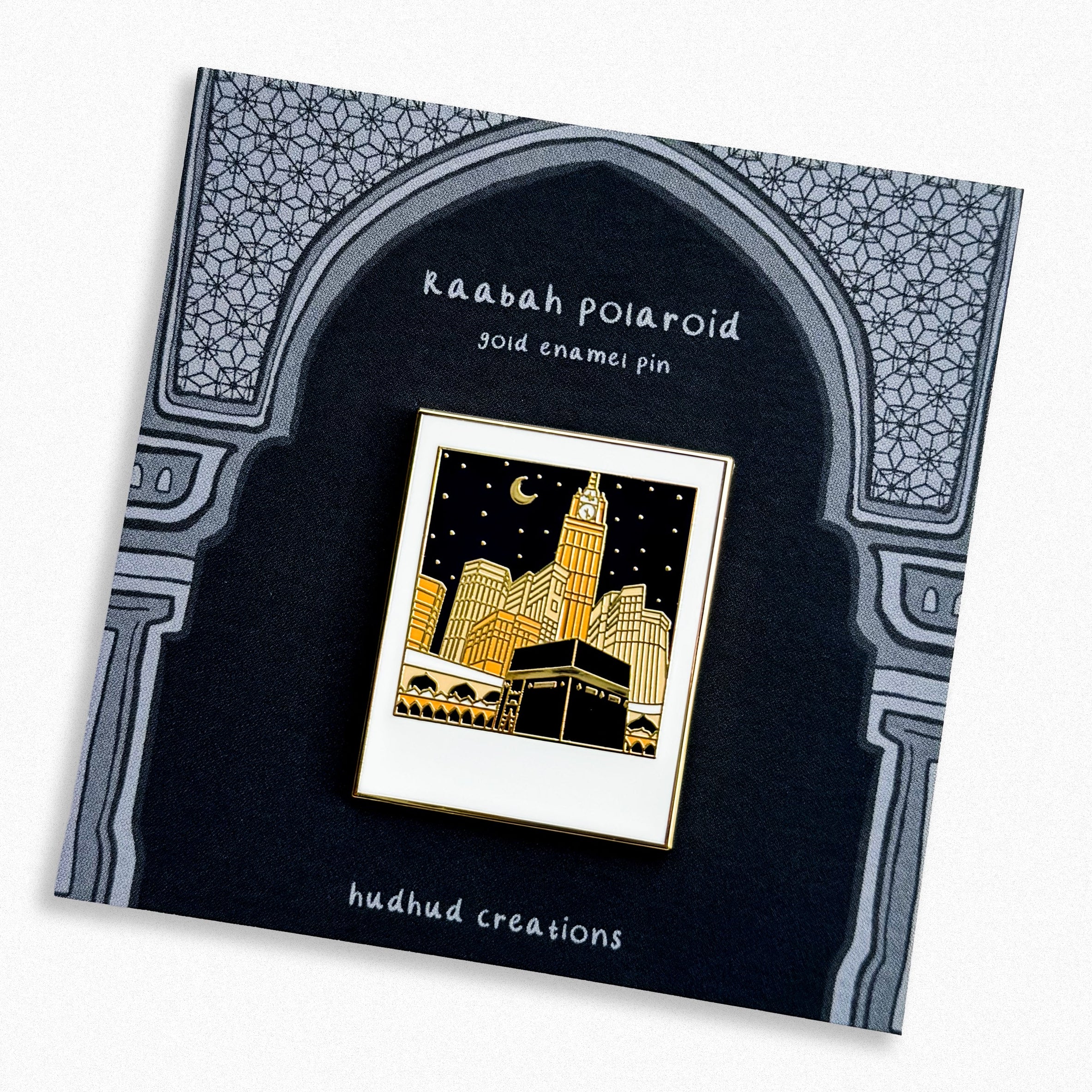 Enamel Pin - Kaabah Polaroid