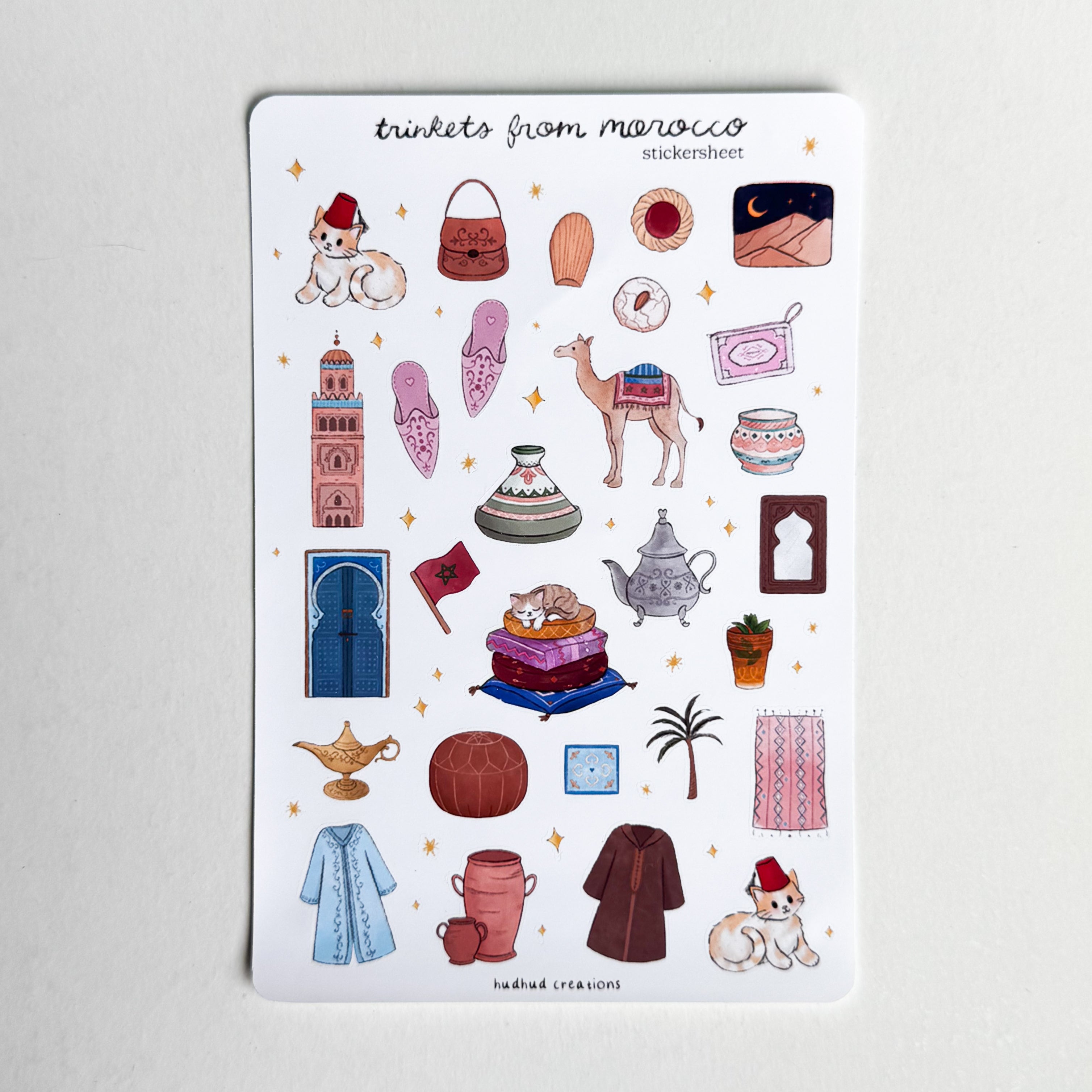 Sticker Sheet - Trinkets from Morocco