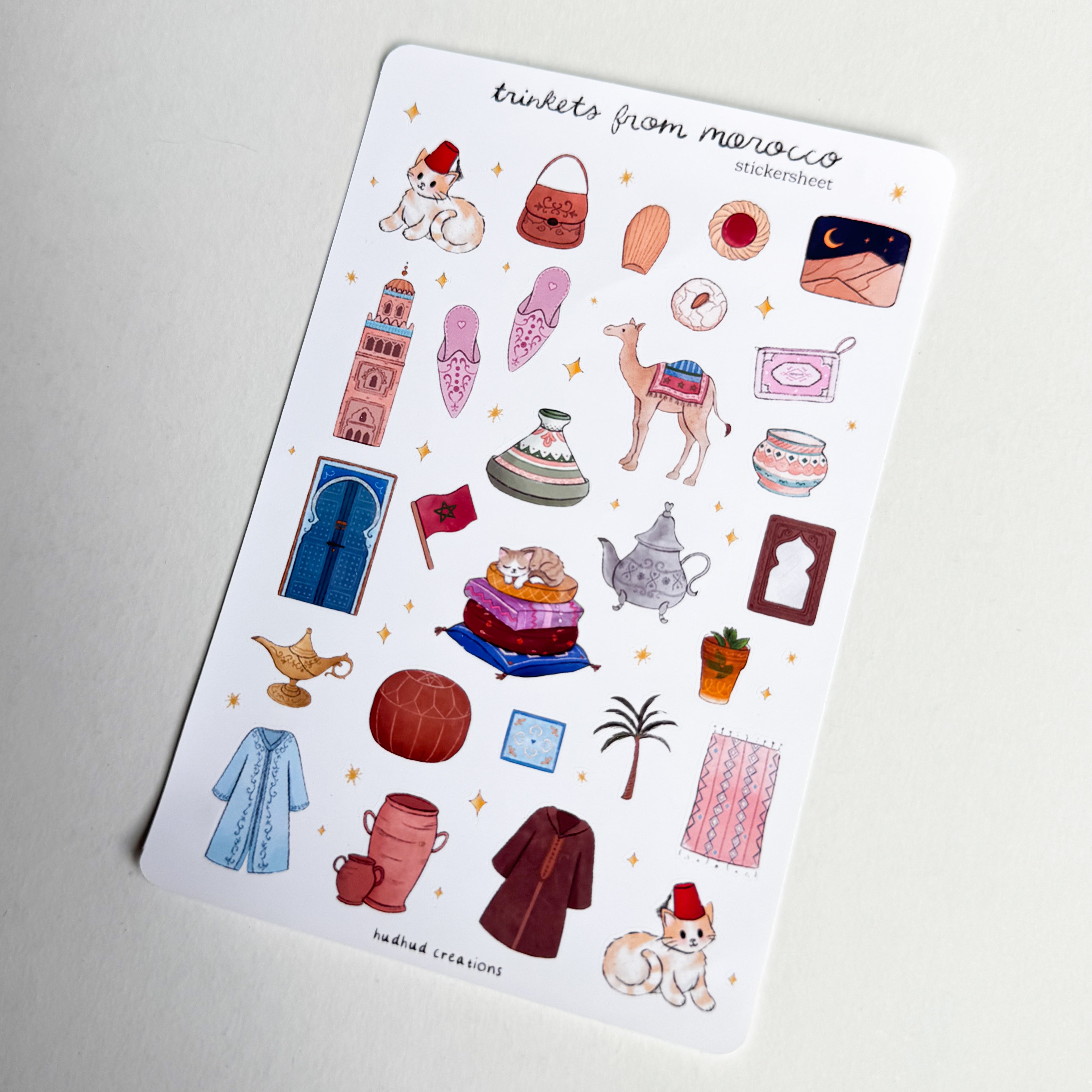 Sticker Sheet - Trinkets from Morocco
