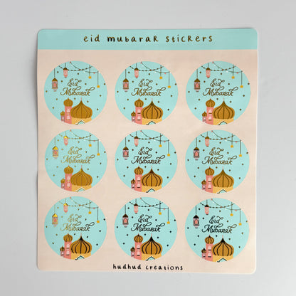 Sticker Sheet - Eid Mubarak Stickers
