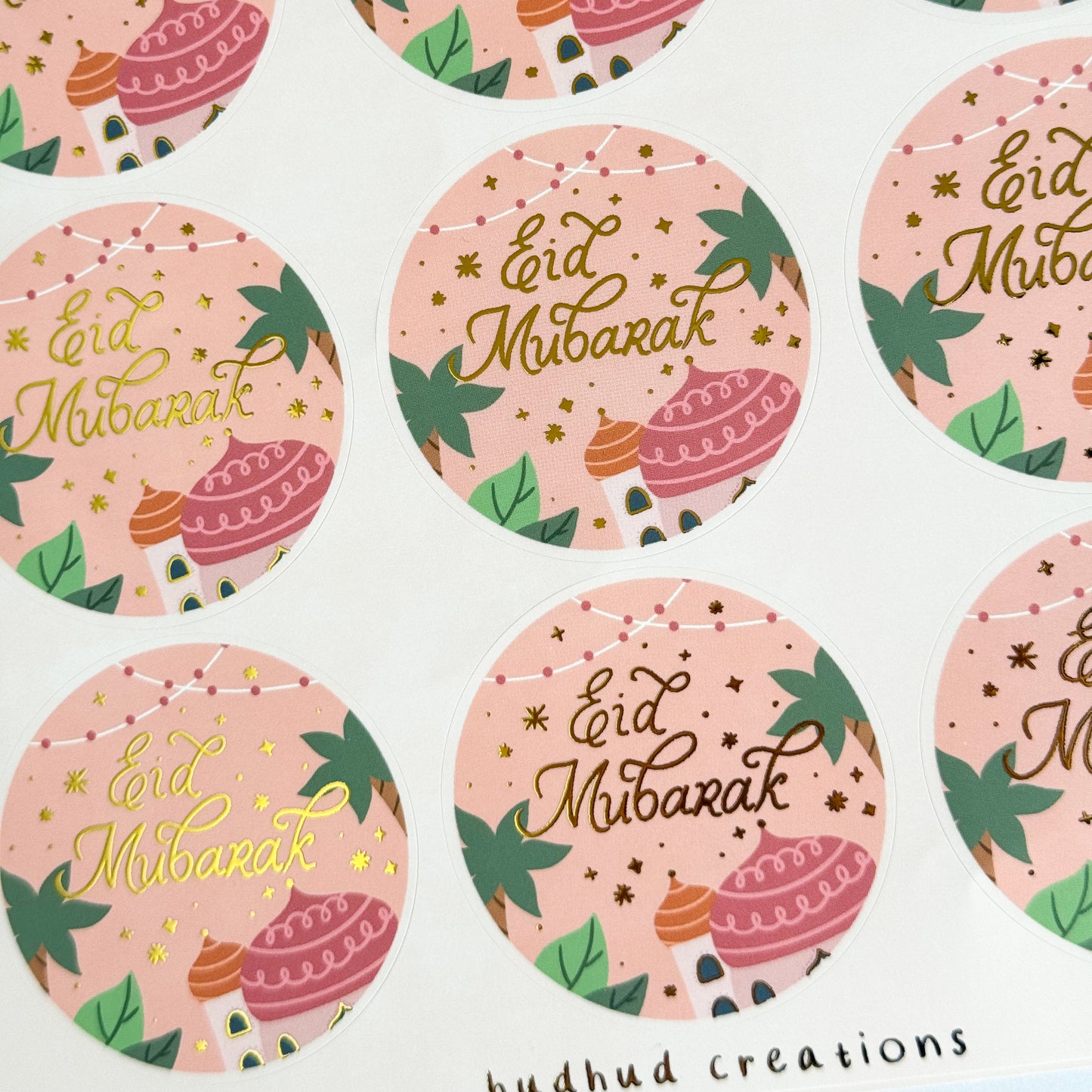 Sticker Sheet - Eid Mubarak Stickers