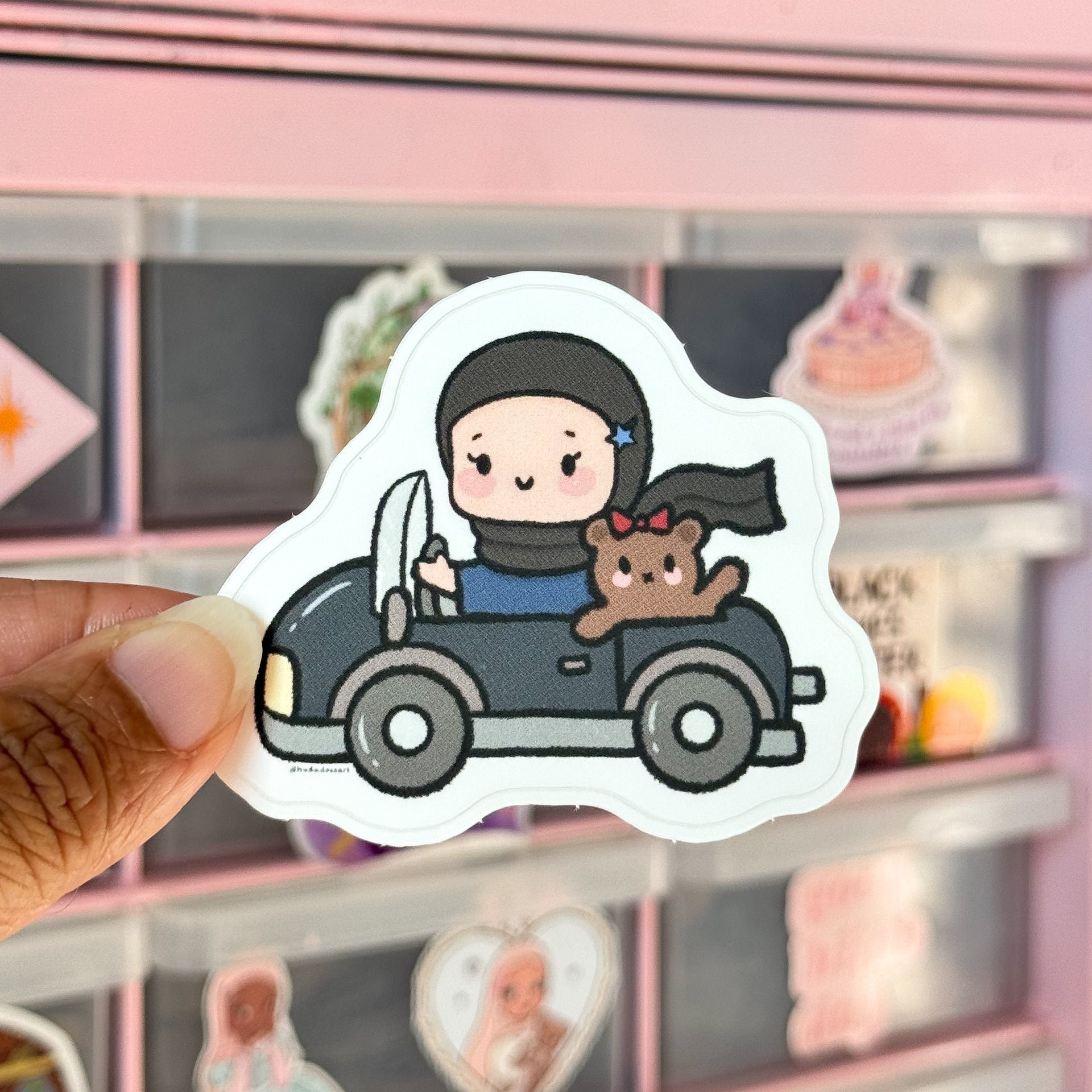 Sticker - Emo Hijabi on the Road