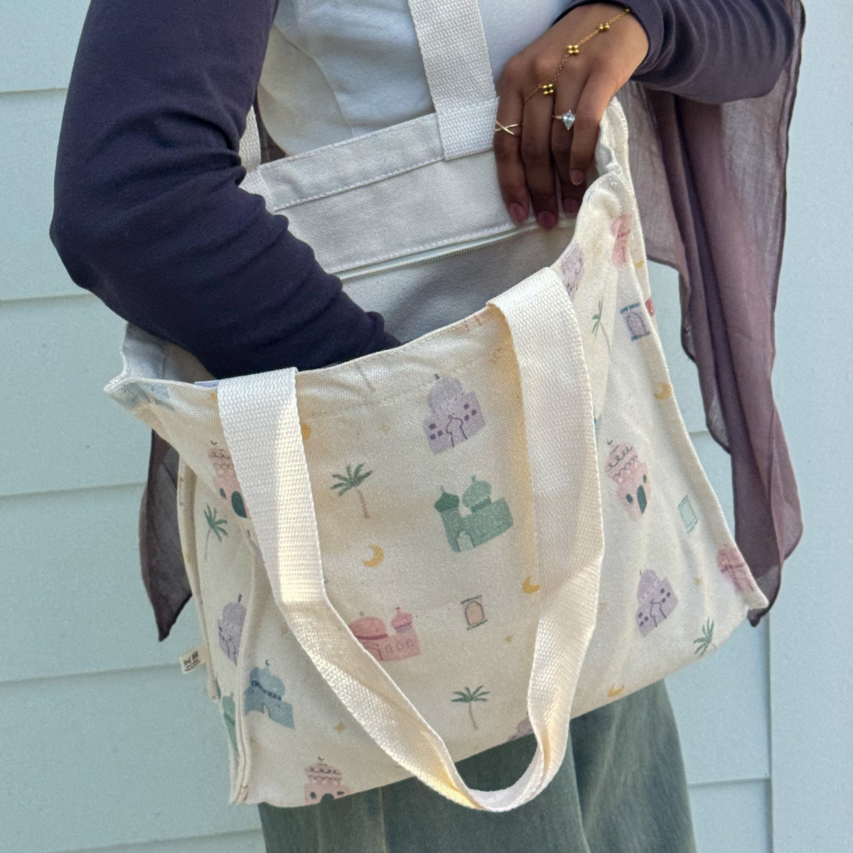 Tote Bag - Masjids & Moons