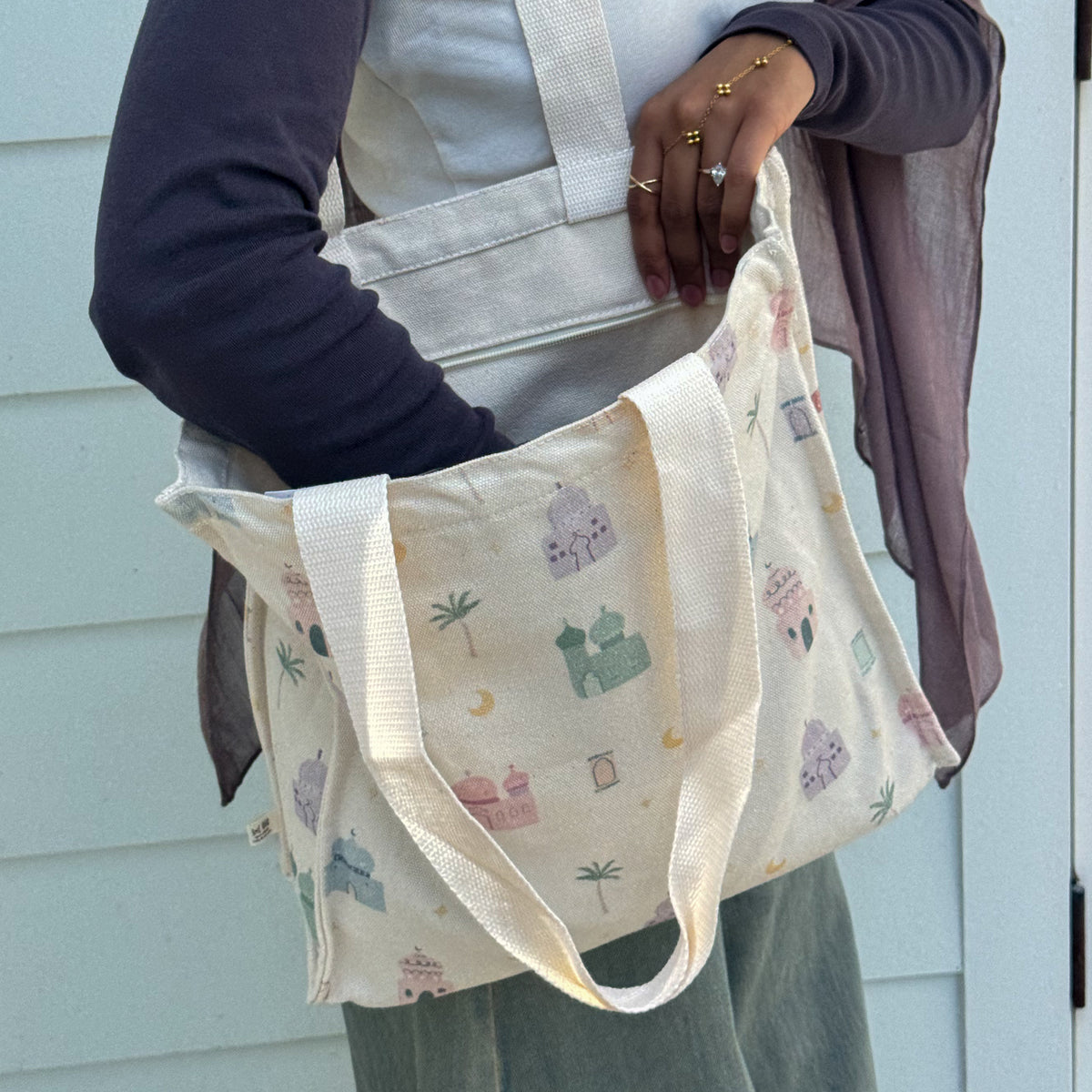 Tote Bag - Masjids & Moons