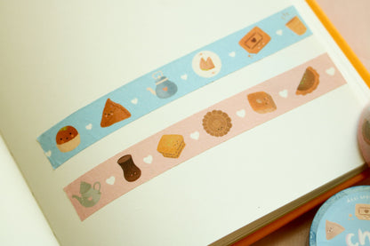 Washi Tape - Chai Party, Cute Desi & Arab Treats Washi Tape