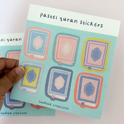 Sticker Sheet - Pastel Quran Stickers Set