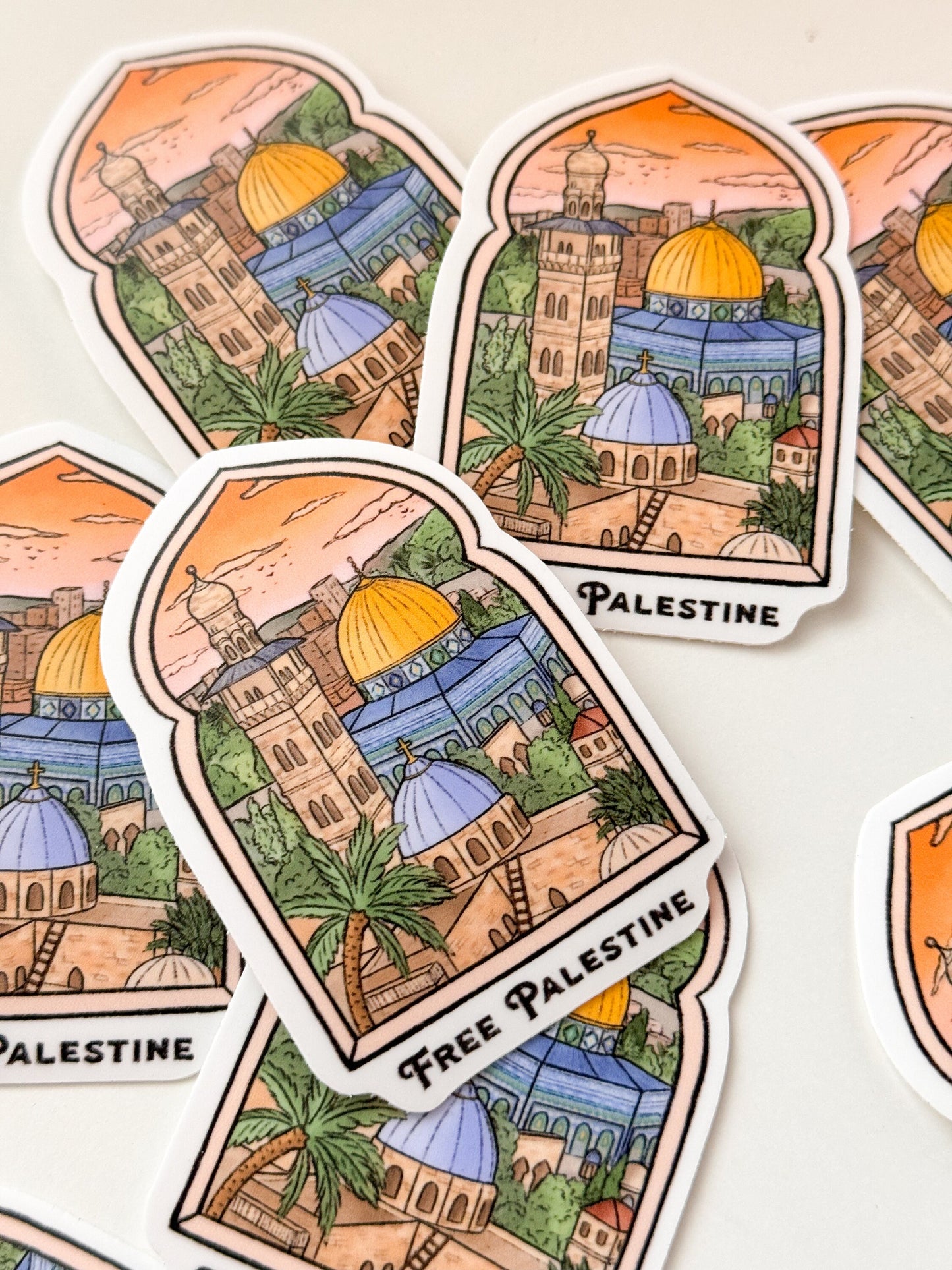 Sticker - Holy Land - 100% of profits go to Palestine