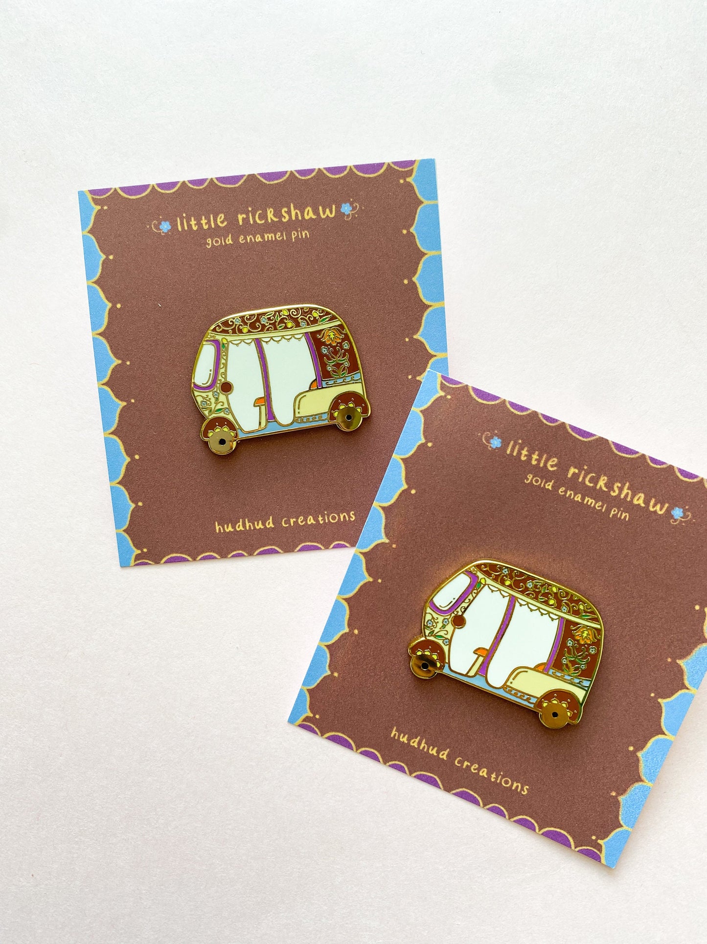 Enamel Pin - Little Rickshaw