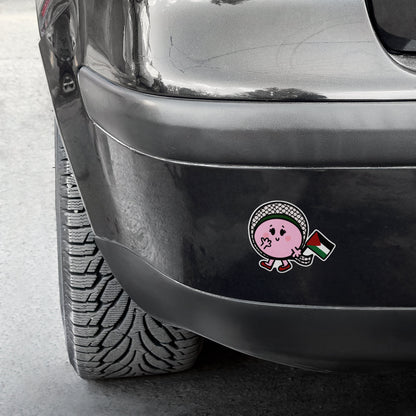 Bumper Sticker - Little Miss Free Palestine - 100% of profits go to Palestine