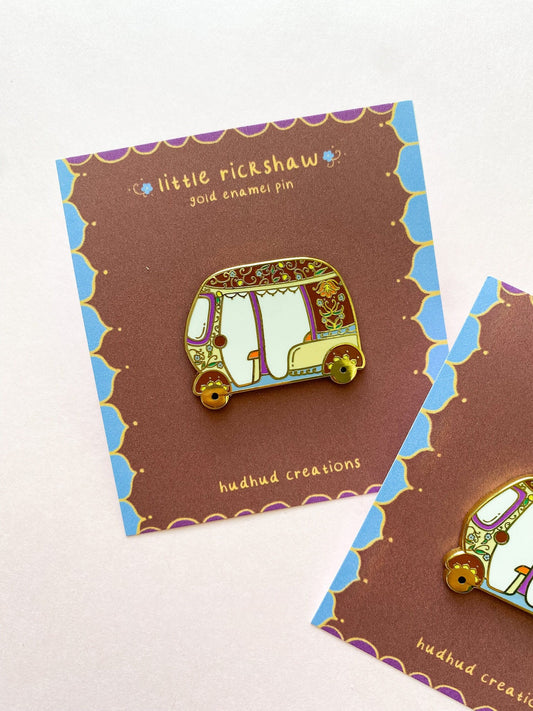 Enamel Pin - Little Rickshaw