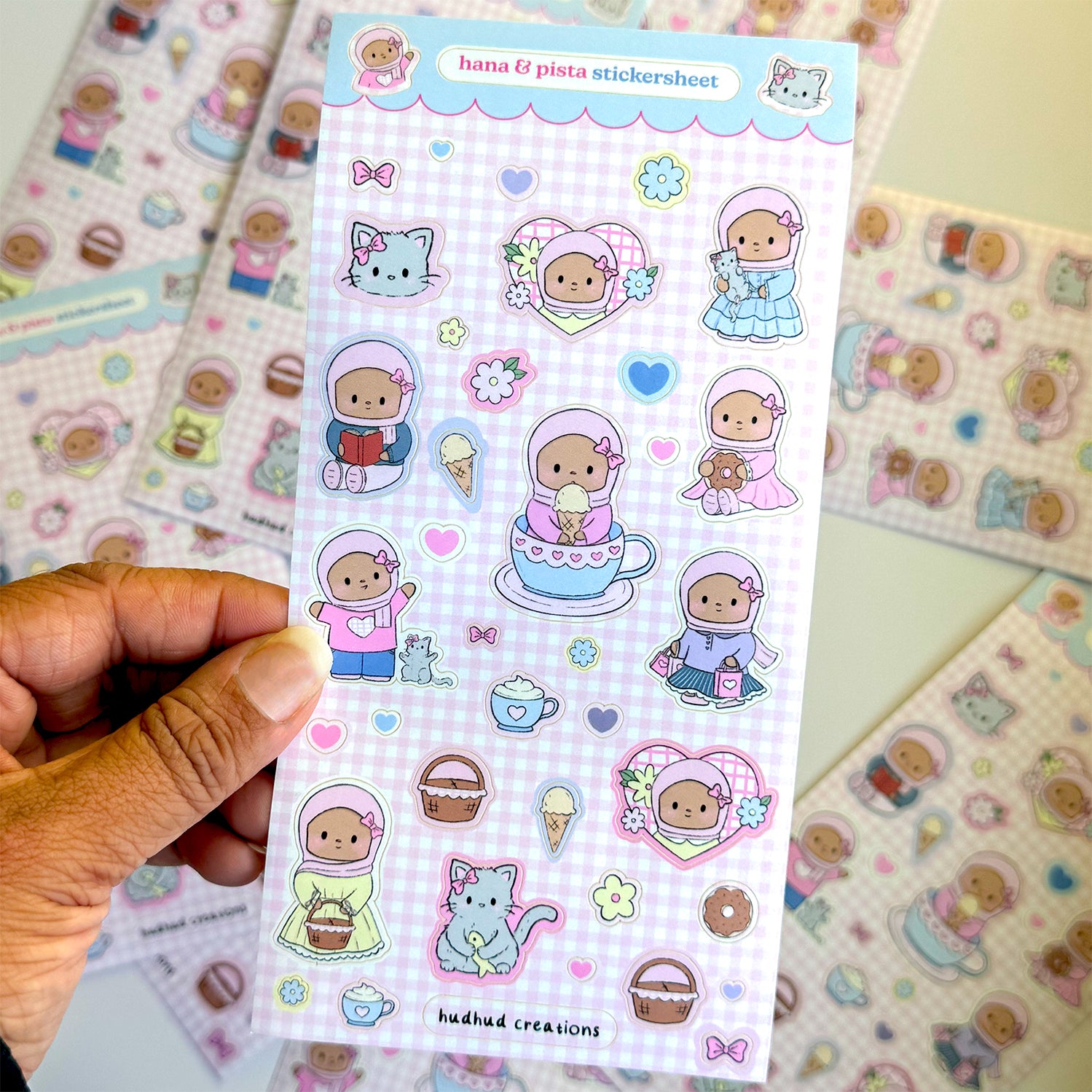 Sticker Sheet - Hana & Pista