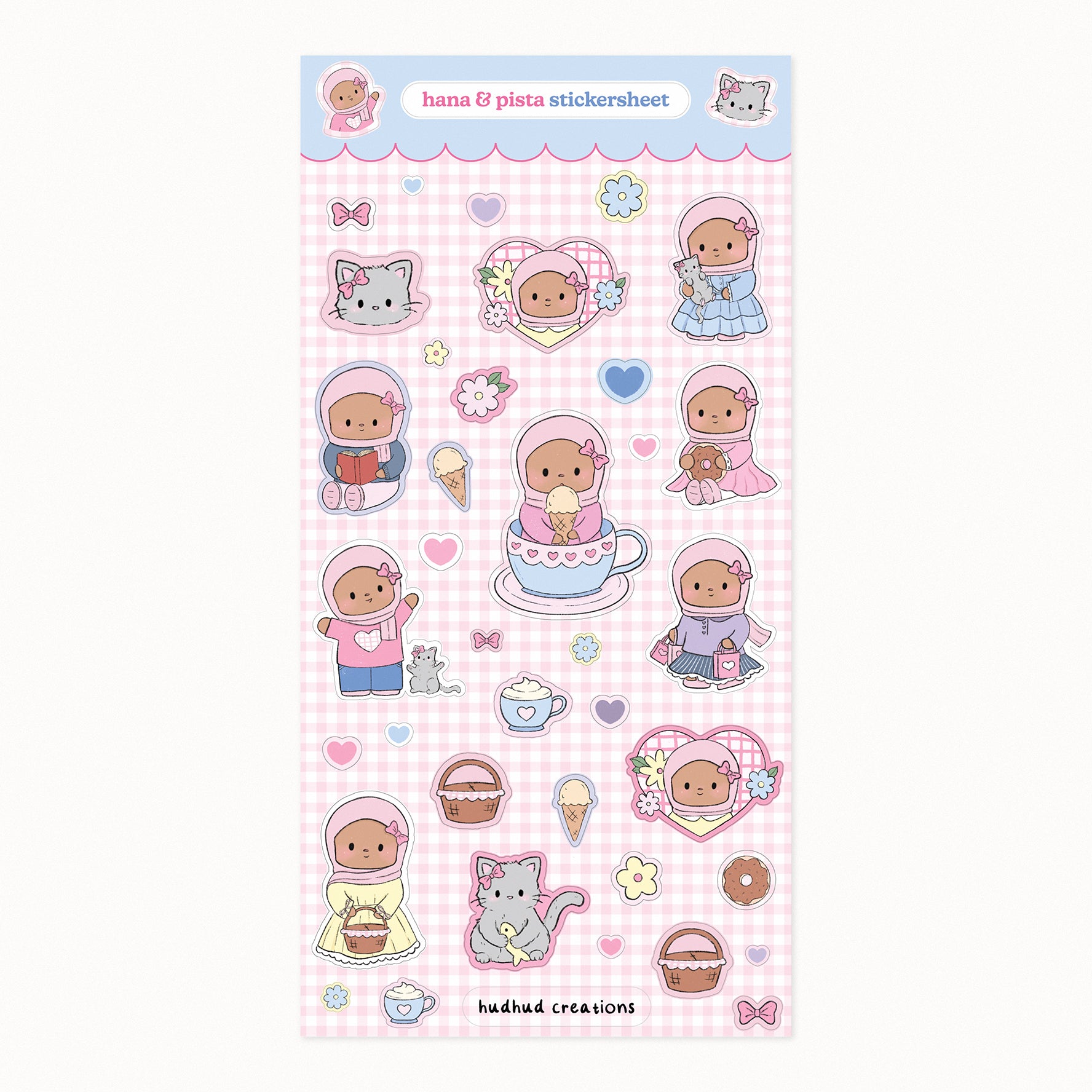 Sticker Sheet - Hana & Pista