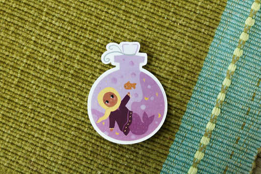 Muslim/Hijabi Mermaid Sticker Muslim | Islamic Stickers | Islamic Gifts | Muslim Gifts | Eid Gifts | Gifts for Muslim Girls