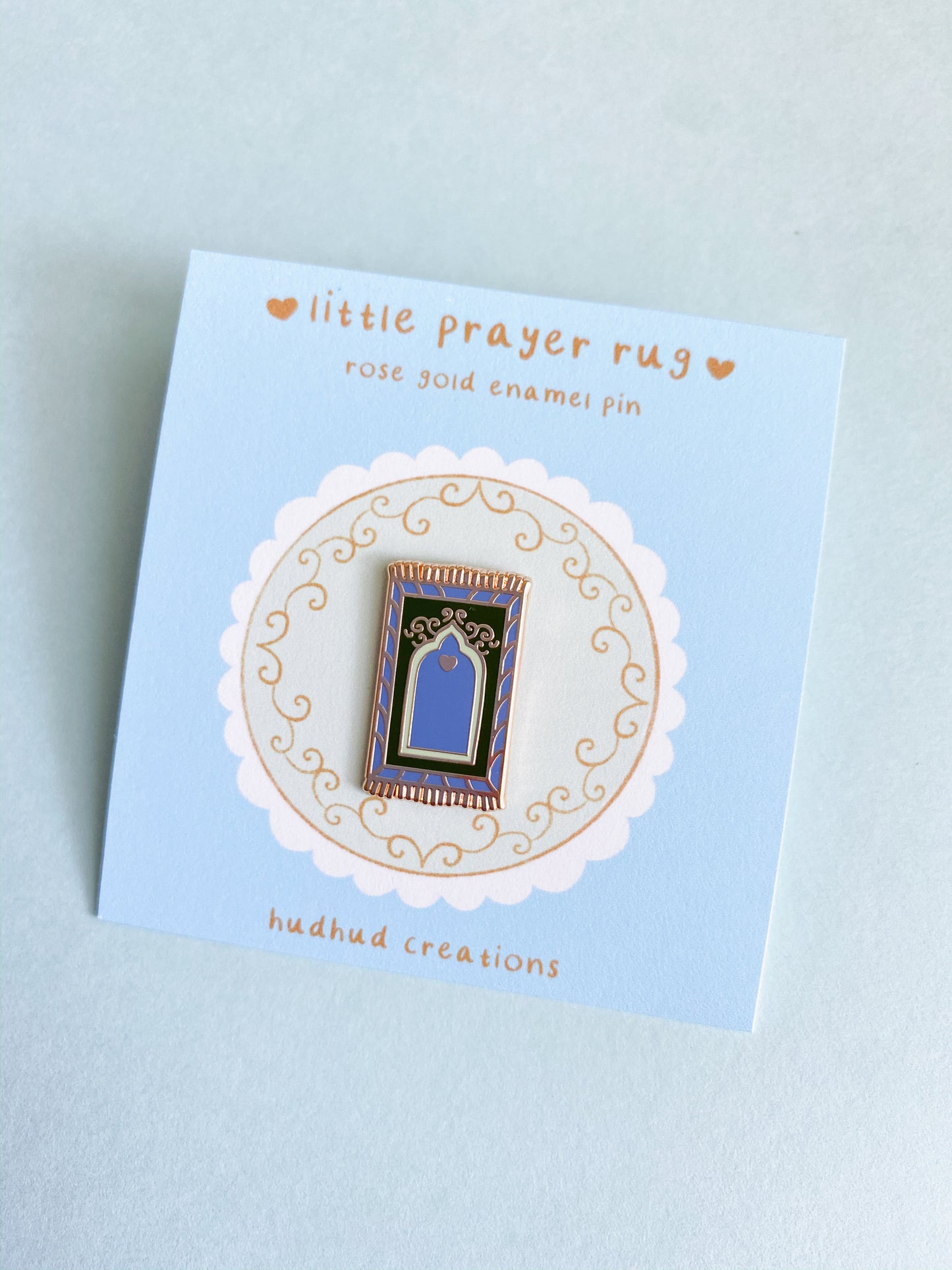 Enamel Pin - Little Prayer Rug (Blue & Pink)