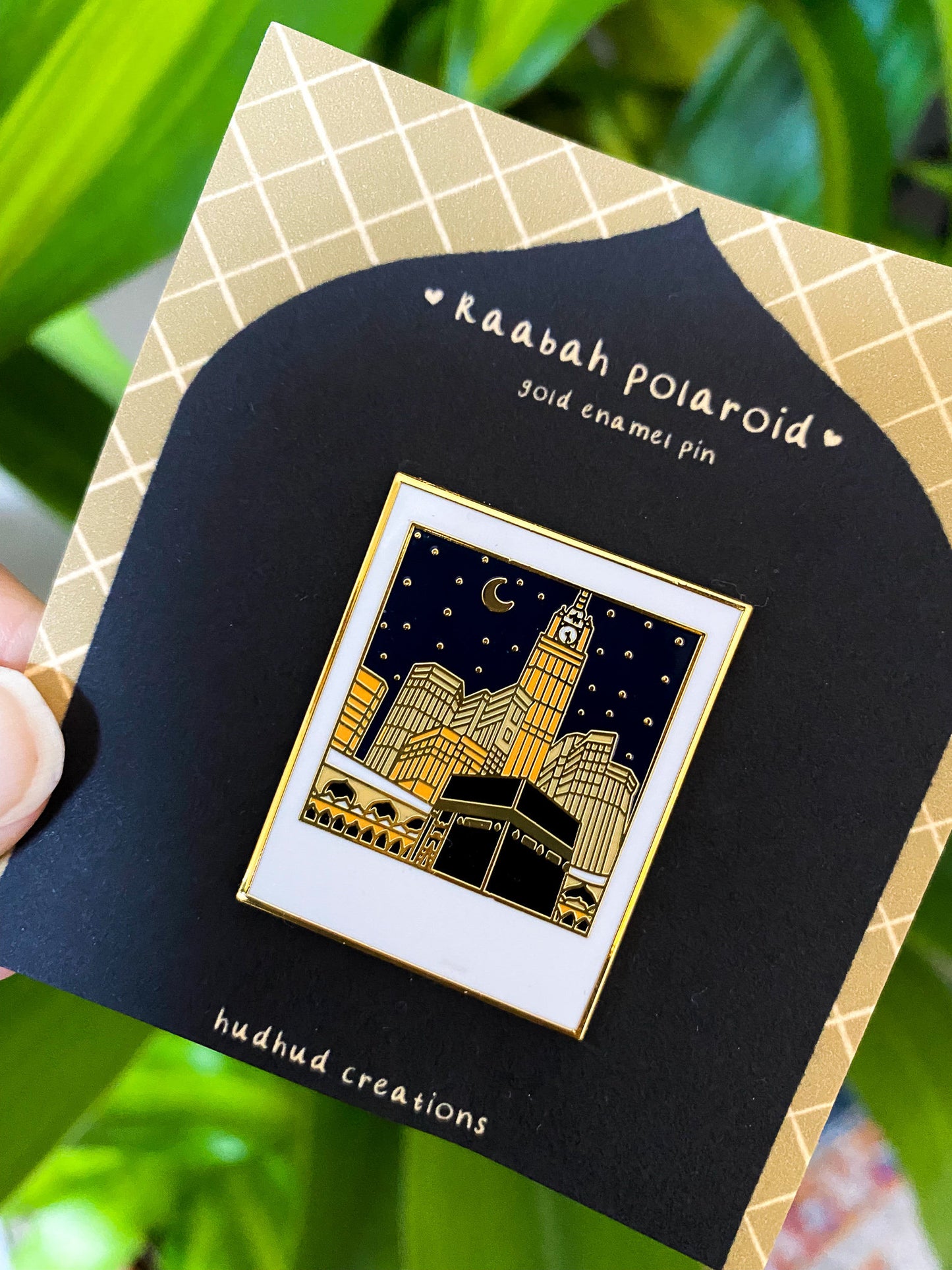 Enamel Pin - Kaabah Polaroid