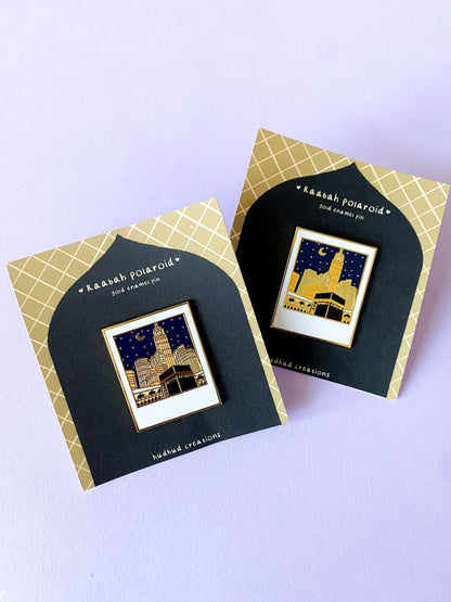 Enamel Pin - Kaabah Polaroid