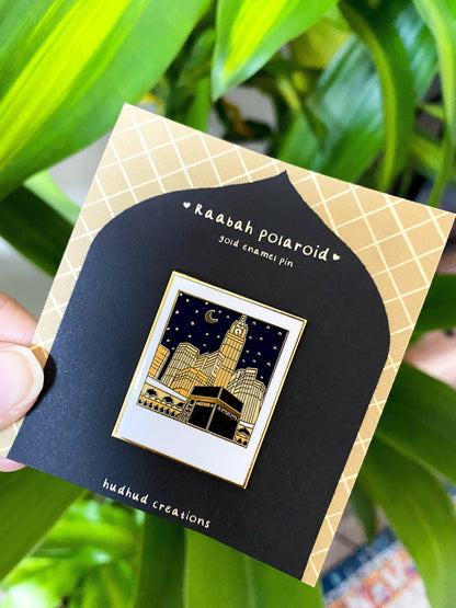 Enamel Pin - Kaabah Polaroid