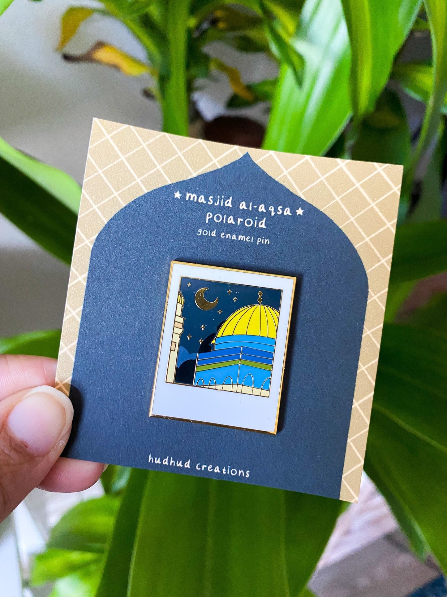 Enamel Pin - Al-Quds/Masjid Al-Aqsa Polaroid