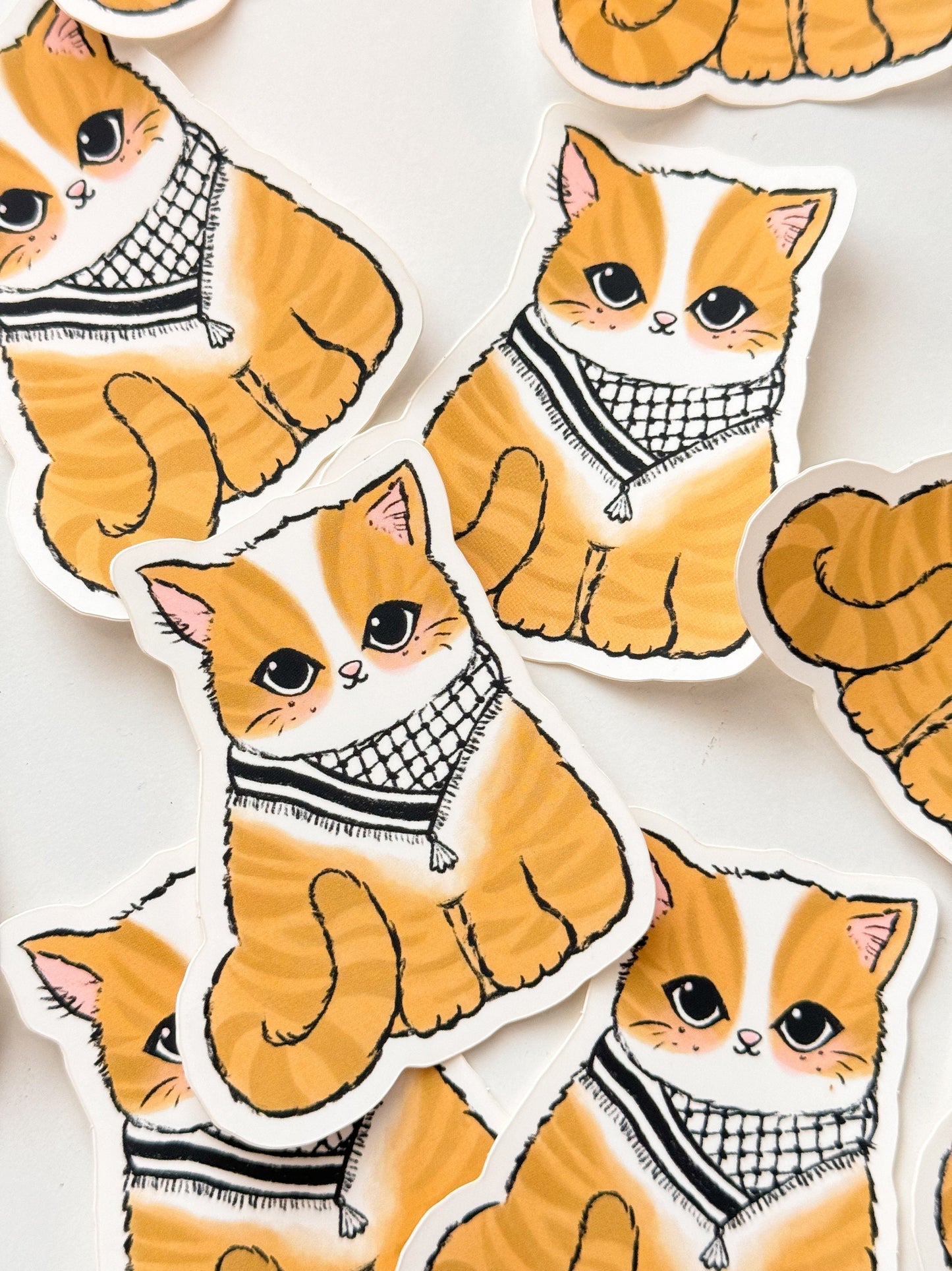 Sticker - Catffiyeh - 100% of profits go to Palestine